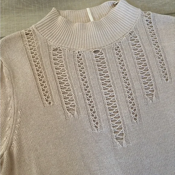 Free people mock neck Cream Sweater for Women - Picture 2 of 7